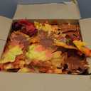 Fall Leaves,1100 Pcs Autumn Leaves Odorless, Artificial Maple Blades Decor,Fall Craft Paddles for Wedding,Thanksgiving Decorations for Table Scatter