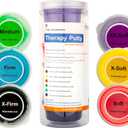 FlintRehab Quality Therapy Putty for Kids & Adults (6 Pack, 3-Oz Each) Thera Putty for Hand Therapy & Fidgeting | Exercise Hand Putty for Hand Strength | Helps Relieve Stress & Anxiety
