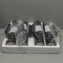 4-Pack Dusk to Dawn Outdoor Wall Lights, 12W 2700K Up and Down LED Porch Lights Outdoor, Black Modern Exterior Lighting Fixtures, Waterproof Anti Rust Outside Lights for House, Patio, Door