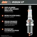 Autolite Iridium XP Automotive Replacement Spark Plugs, XP63 (4 Pack)