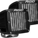 Rigid Industries - D-Series SAE Fog Light, Day Light Fog Light, Off Roading Fog Light for Automotive (Set of 2)