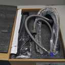 KENES Brushed Nickel Widespread Bathroom Faucet 2 Handle Bathroom Sink Faucet 3 Hole, 8-Inch 3 Pieces Vanity Faucet with Pop Up Drain & Supply Lines, KE-9050-P