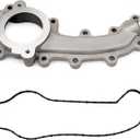 MITZONE Upgrade Engine Coolant Crossover Water Outlet Compatible with 2011-2021 Jeep Dodge RAM Chrysler 3.6L V6 Vehicles - Grand Cherokee Journey Grand Caravan Town & Country 200 300 RAM 1500