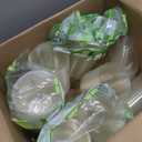 TOSSWARE NATURAL 12oz Arc - Plant Based 98mm Clear Cold Cups - Plastic Alternative for Parties, Bachelorettes, Weddings - Recyclable - Set of 500