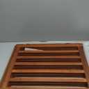 LZRS 3-Panel Wooden Free Standing Foldable Dog Gate Indoor  24" High,Step-Over Safety Pet Gate for Doorways, Stairs, Hallways, Indoor Dog Barrier for Small to Medium Dogs & Puppies, Oak