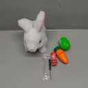 Easter Robot Bunny Pal- Bunby My Realistic Bunny Toy, Hopping Bunny with Sounds, Jumping, Twitching and Shaking Ears, Interactive Plush Bunny for Kids, Birthday Gift for Toddler (White)