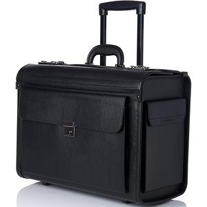 Alpine Swiss Rolling 17" Laptop Briefcase on Wheels Attache Lawyers Case Legal Size
