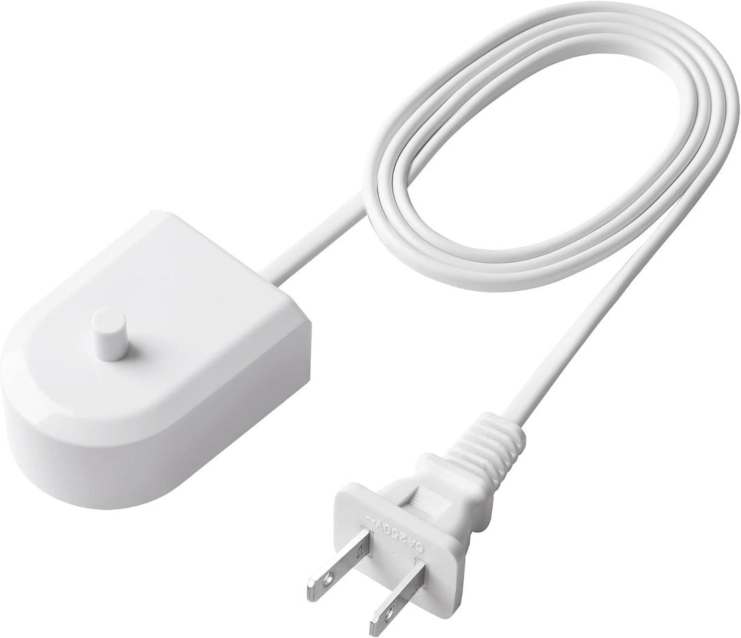 Replacement for Philips Sonicare Toothbrush Charger HX6100 Charging Base Flosser, HX3000 / HX6000 / HX8000 / HX9000 Series Portable Waterproof Electric Toothbrush Power Cord 3.3Ft