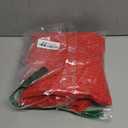 Softalker Throw Pillow Covers 18x18 Inch, Set of 2, Soft Corduroy Boho Stripe Decorative Pillow Cover, Couch Fluffy Pillow Cover for Farmhouse Home Decor Bed Living Room, Red