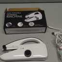 Handheld Sewing Machine,Portable,Mini Sewing Machine,Easy to Use,Fast Sewing Speed,Suitable for Sewing Clothes,Fabric,DIY Home Machine for Beginners (white)