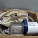 oneisall Dog Grooming Vacuum, Pet Grooming Vacuum with Clipper Nail Grinder, 1.5L Dust Cup Dog deshedding Vacuum Brush with 7 Pet Grooming Tools for Shedding Pet Hair, Home Cleaning(Blue)