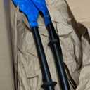 OCEANBROAD Kayak Paddle 90.5in/ 230cm Alloy Shaft 2-Piece Floatable Kayak Oar for Kayaking Canoeing Boating, 1 Paddle, Blue Wave