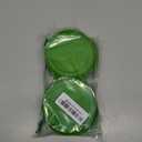 Replacement Lids fits Pyrex 1-Cup (4" Smallest Size) Glass Food Storage Container Bowls, 4-Inch Plastic Round Lids Covers for Pyrex 7202-PC, Airtight & Leakproof (10-Pack, Green)