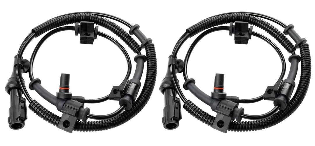 2PCS Front ABS Wheel Speed Sensor Left & Right Compatible with 2005-2010 Ford F250 Super Duty2005-2010 F350 Super Duty Driver & Passenger Side ABS Sensor Replace ALS505 SU7429 5C3Z2C204BA 6C3Z2C204BA