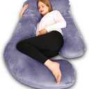 Chilling Home Pregnancy Pillow, U Shaped Full Body Maternity Pillow 58 inch, Pregnant Women Must Haves Pregnancy Pillows for Sleeping with Removable Cover