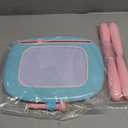 Magnetic Drawing Board, Toddler Girl Toy for 1-3 Year Old, Doodle Board Pad Learning and Educational Kids Toy for 1 2 3 Year Old Baby Birthday - Mint Blue