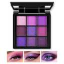Boobeen 9 Colors Eyeshadow Palette Matte and Shimmer Makeup, Highly Pigmented Creamy Eye Shadow Powder, Create a Bright Eyeshadow Look, Long Wearing