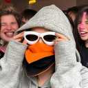 Bird Beak Mask and Sunglasses Set Fun Animal Costume for Halloween, Parties, Cosplay, Birthday Decorations