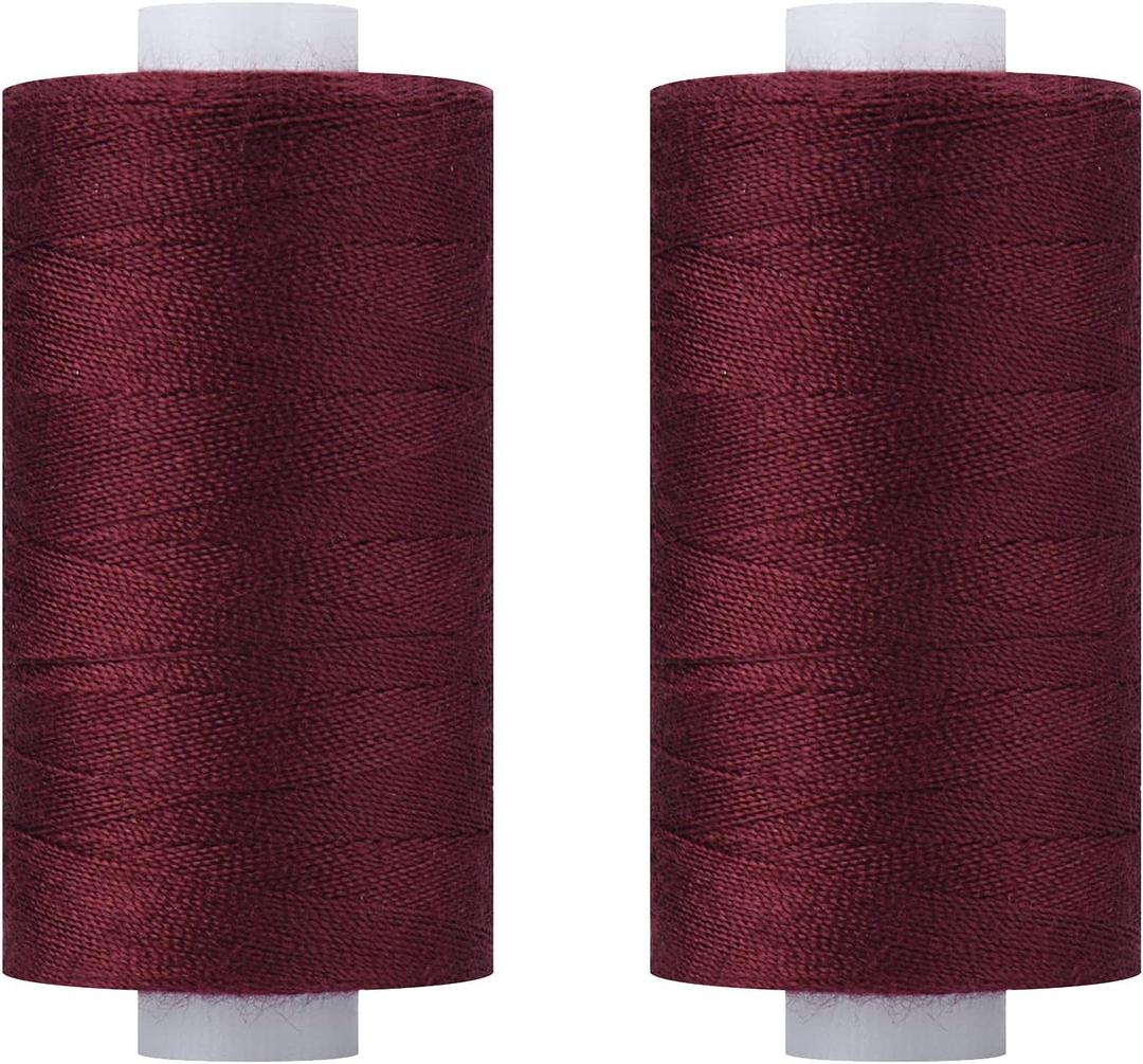 Simthread All Purpose Thread Polyester 400Y Cherry Red