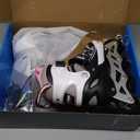 2PM SPORTS Cytia Pink Girls Adjustable Illuminating Inline Skates with Light up Wheels, Fun Flashing Beginner Roller Skates for Kids (Medium - Big Kid (13C-3 US))