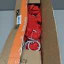 WJWHQ 100PCS Spandex Stretch Chair Sashes Bows Elastic Chair Cover Bands Ties with Buckle Slider for Wedding Party Reception Events Universal Ceremony Banquet Decorations(Red)