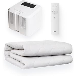 HydroSnooze Water Cooling & Heating Mattress Pad, Temperature Control Bed Cooling System, Cooling Mattress Topper Perfect for Hot Sleepers,Temp Range of 59-131F, King Bed Size (71" W x 79" L)