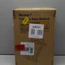 MoreFeel Collapsible Baby Bathtub for Newborn with Thermometer & 1 Hooded Towel & 1 Soft Floating Cushion,Portable Travel Bathtub with Drain Hole, Durable Foldable Baby Tubs for Infants to Toddler