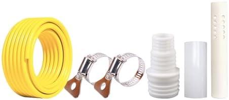 SIHAIAN Pool Cover Automatic Drainer Kit for SIHAIAN Round and Rectangle Pool Cover, Anti waterlogging, Control Cover Surface Water Levele, Prevent Clogging (A:78inch)