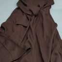 PRETTYGARDEN Cocktail Dresses for Women 2025 Elegant Classy Fall Long Sleeve Midi A Line Flowy Modest Winter Party Dress (Brown)