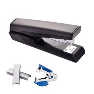 9 High-End Spring Powered Stapler, No-Jam Executive Office Stapler With Staples Remover, For School And Office Supplies, Black