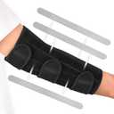 Elbow Brace, Cubital Tunnel Elbow Brace, Elbow Splint for Sleeping Tendonitis, Ulnar Nerve Entrapment Brace Fit Women & Men, Right & Left Arm (S)