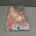 Amazon Essentials Women's Side Tab Bikini Swimsuit Bottom (X-Large, Pale Peach Micro Floral)