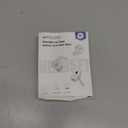 MHYALUDO for Airpods 2nd Generation Case Cover, Clear Soft TPU Transparent Four Corner Military Grade Shockproof Protective Case with Cleaning Kit for Airpods 2 Gen Charging case 2019, Clear White Missing Top Lid Of Case