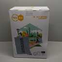 Turbo Bee 12 OZ 200 Sets Clear Plastic Cups with Strawless Sip Lids, To Go Crystal Clear Disposable Plastic Cups with Lids for Iced Coffee, Smoothies, Soda, Lemonade, Cold Beverage