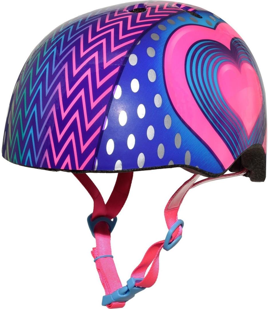 Raskullz LED Hearts Child Bike Helmet - Multi-color