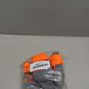 XSY&G Dog Boots,Waterproof Dog Shoes,Dog Booties with Reflective Strips Rugged Anti-Slip Sole and Skid-Proof,Outdoor Dog Shoes for Small Medium Large Dogs 4Pcs Orange-Size 3