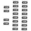 Mikikit 20 Pcs Audio Tape Blank Cassette Tape for Mixtape Cassette Tape Tapes for Recording 30 Minute Cassettes 30 Min Recording Time Tapes Standard Size Cassettes Low Noise Tape