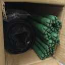 PotatoLife Plastic Fence Extra Strength with Stakes, 23.6'' x 100' Roll (Black, 23.6'' x 100')