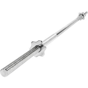 Sunny Health & Fitness 60-Inch Chrome Barbell Bar or High-Density Foam Barbell Pad Strength Training Gear for Squats, Deadlifts, Hip Thrusts, Bench Press, Lunges & Full-Body Home Gym Workouts