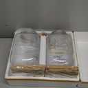 1 Gallon Glass Drink Dispensers for Parties - 2Pack Beverage Dispenser with Stand, Drink Containers with Leakproof Spigot Used As Lemonade Juice Punch Dispenser