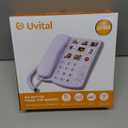 TelPal Big Button Phone with Speaker for Seniors, Corded Amplified Phone, Landline Phones with One Touch Memory for Old People, Easy to Read SOS Telephones