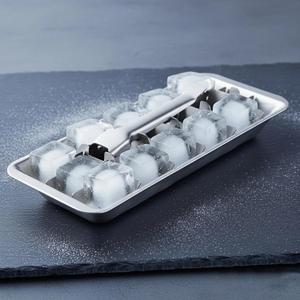 Stainless Steel Ice Cube Trays, 18-Slot Detachable & Easy-Release Freezer Tray, Dishwasher Safe Silicone Mold for Home, Bar, Kitchen – Fast & Clean Cubes
