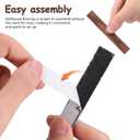 2 x DOITOOL Doll House Floor 40 Pcs Peel and Stick Miniature Vinyl Plank Flooring Tiles 1 12 Scale Self Adhesive Dollhouse Floorboard for Doll House Decorations and Accessories