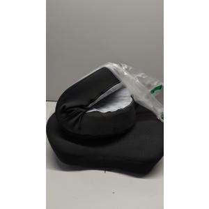 Seat Cushion, Lumbar Support Pillow for Office Chair, Memory Foam Coccyx Seat Cushion, Ergonomic Mesh Back Support Pillow, Office Desk Chair Cushion for Sciatica, Back&Tailbone Pain Relief, Black