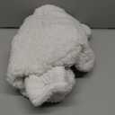 Baby Swaddle Blanket Boys Girls Cute Bear Plush Essential Receiving Blanket Ultra-Soft Newborn Registry Sleeping Wraps for Infant 0-6 Months - White