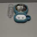 Dog Bowls, Cat Food and Water Bowl Set with Water Dispenser and Stainless Steel Bowl for Cats and Small Dogs - Blue