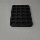 Kingrol 24-Cup Nonstick Mini Cupcake & Muffin Pans, Carbon Steel Baking Pans, Cake Moulds - 2 Pack