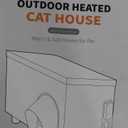 Courpal Weatherproof Outdoor Heated Cat House Insulated Warm Pet Shelter OHCH 02