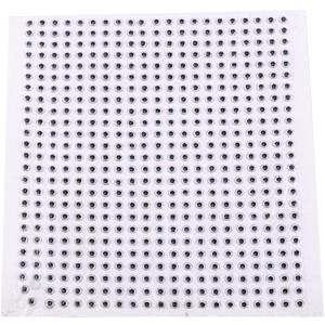 500pcs Fishing Lure 3D Eyes Waterproof Fishing Eyes Baits DIY Tackle Accessory 3/4/5mm (Silver)