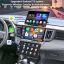 Car Radio Stereo for Toyota RAV4 2013-2018: 8-Core 4GB+64GB 10.2 Inch Touchscreen Android 15 Head Unit with Wireless Carplay Android Auto Bluetooth GPS Navigation 5G WiFi
